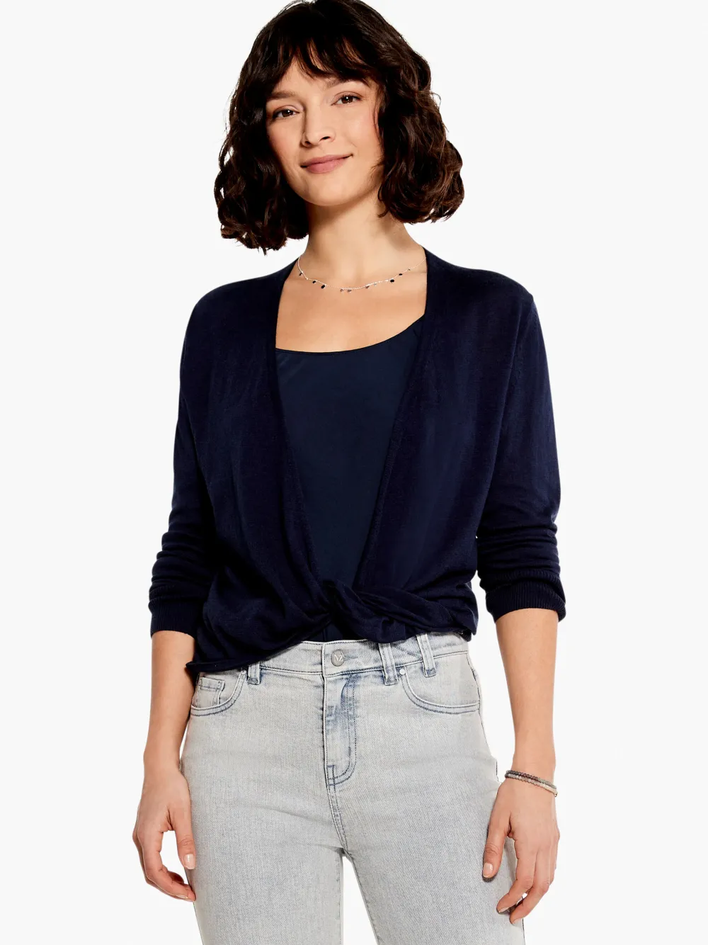 Best NIC+ZOE All Year 4-Way Cardigan Dark Indigo
