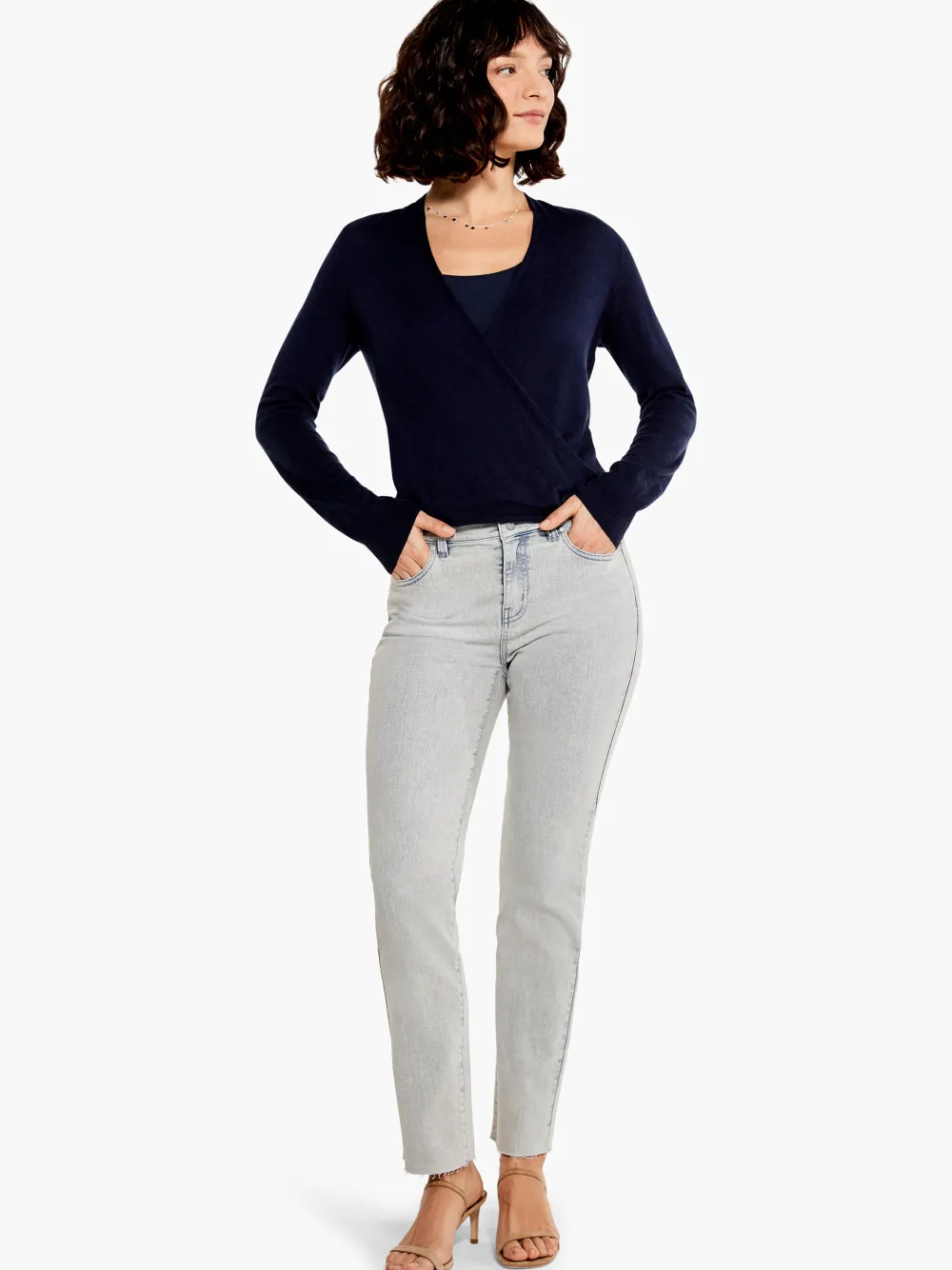 Best NIC+ZOE All Year 4-Way Cardigan Dark Indigo