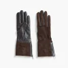 Clearance NIC+ZOE Amato Shearling Glove With Side Zip Black Onyx