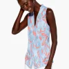 New NIC+ZOE Angles Day To Night Top Blue Multi