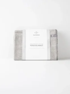 Fashion NIC+ZOE B Yoga - Classic Cotton Yoga Blanket Grey Mix