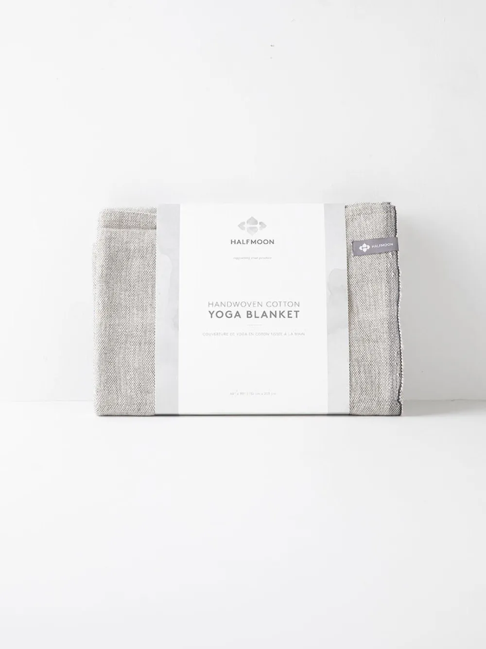 Fashion NIC+ZOE B Yoga - Classic Cotton Yoga Blanket Grey Mix