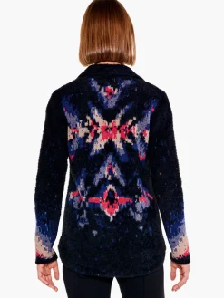 Discount NIC+ZOE Back To It Knit Jacket Black Multi