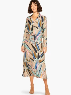 Best NIC+ZOE Banana Leaves Top Aqua Multi