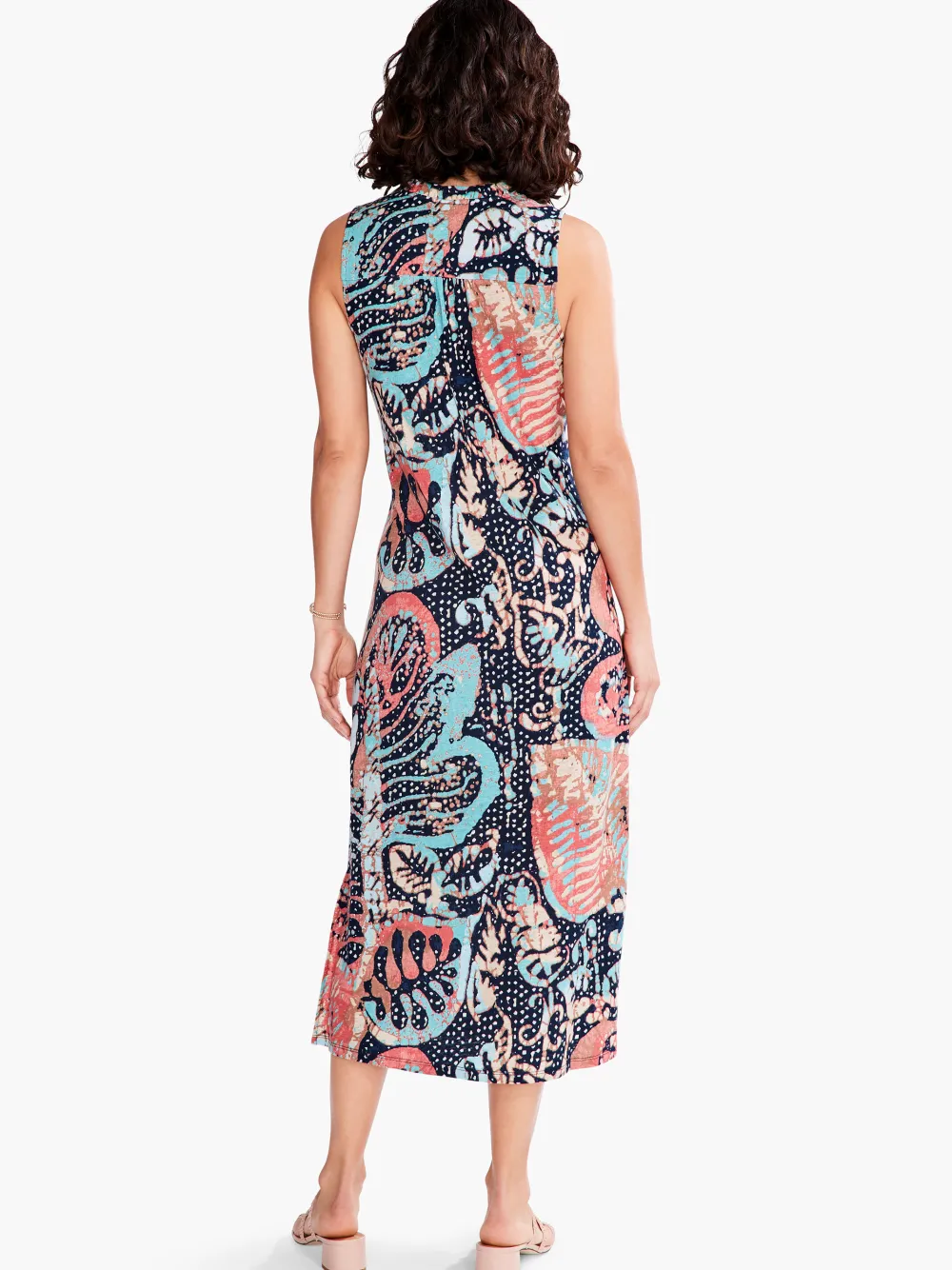 Online NIC+ZOE Batik Stamp Dress Indigo Multi