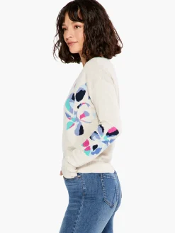 Best NIC+ZOE Blooming Short V Sweater Neutral Multi