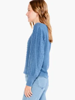 Fashion NIC+ZOE Bobble Sweater Bayside