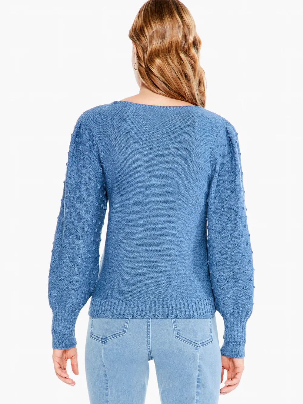 Fashion NIC+ZOE Bobble Sweater Bayside