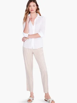 Store NIC+ZOE Cafe Straight-Leg Pant Neutral Multi