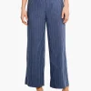 Shop NIC+ZOE Central Park Wide-Leg Ankle Pant Blue Multi