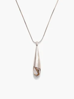 Discount NIC+ZOE Chan Luu - Abalone Necklace Silver