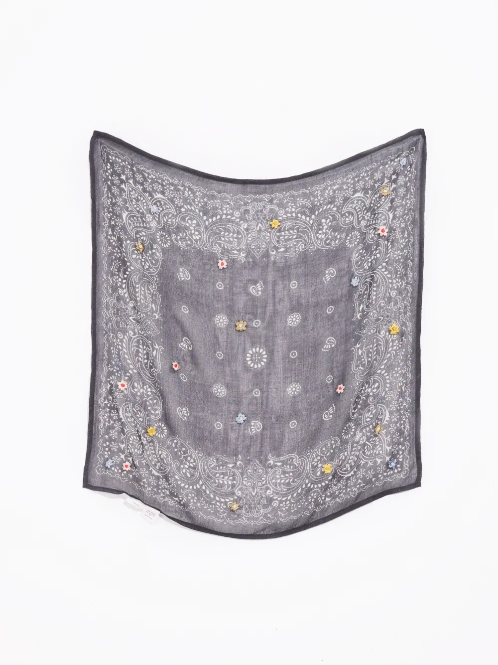 New NIC+ZOE Chan Luu - Embroidered Bandana Black Multi
