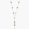 Hot NIC+ZOE Chan Luu Pearl Y-Drop Necklace Grey