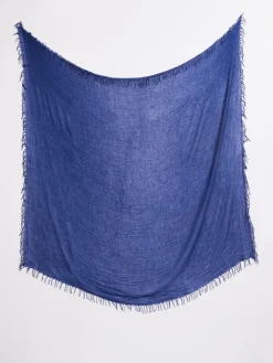 Shop NIC+ZOE Chan Luu Solid Scarf With Fringe Edges Cream