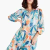 Best Sale NIC+ZOE Citrus Grove Dress Blue Multi