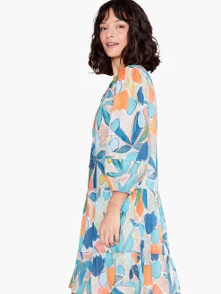 Best Sale NIC+ZOE Citrus Grove Dress Blue Multi