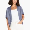 Discount NIC+ZOE Cocoon Cardigan Blue Dusk