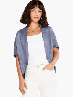 Discount NIC+ZOE Cocoon Cardigan Blue Dusk