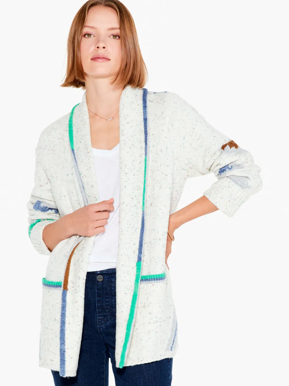 Best NIC+ZOE Cold Moon Cardigan Neutral Multi