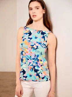 Shop NIC+ZOE Color Field Tank Aqua Multi