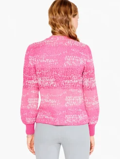 Fashion NIC+ZOE Confetti Cardigan Pink Multi