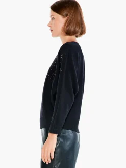 Clearance NIC+ZOE Constellation Sweater Black Onyx