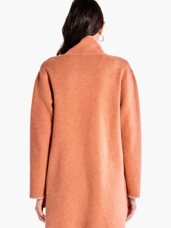 Flash Sale NIC+ZOE Cool Nights Knit Jacket Copper Cream