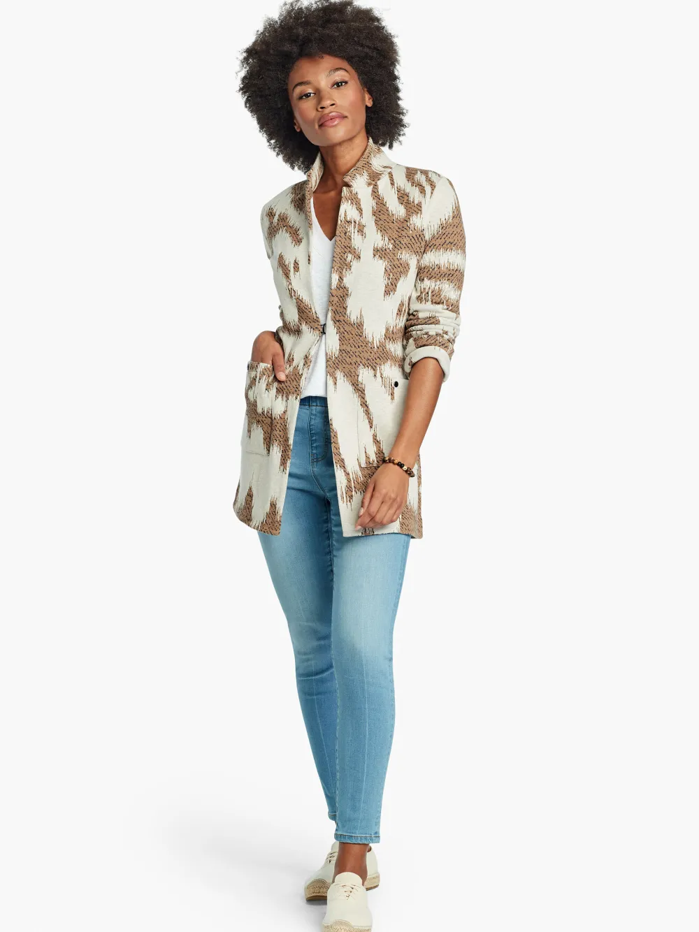 Fashion NIC+ZOE Countryside Top Dark Indigo