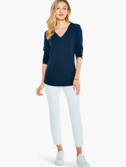 Outlet NIC+ZOE Countryside Top Dark Indigo