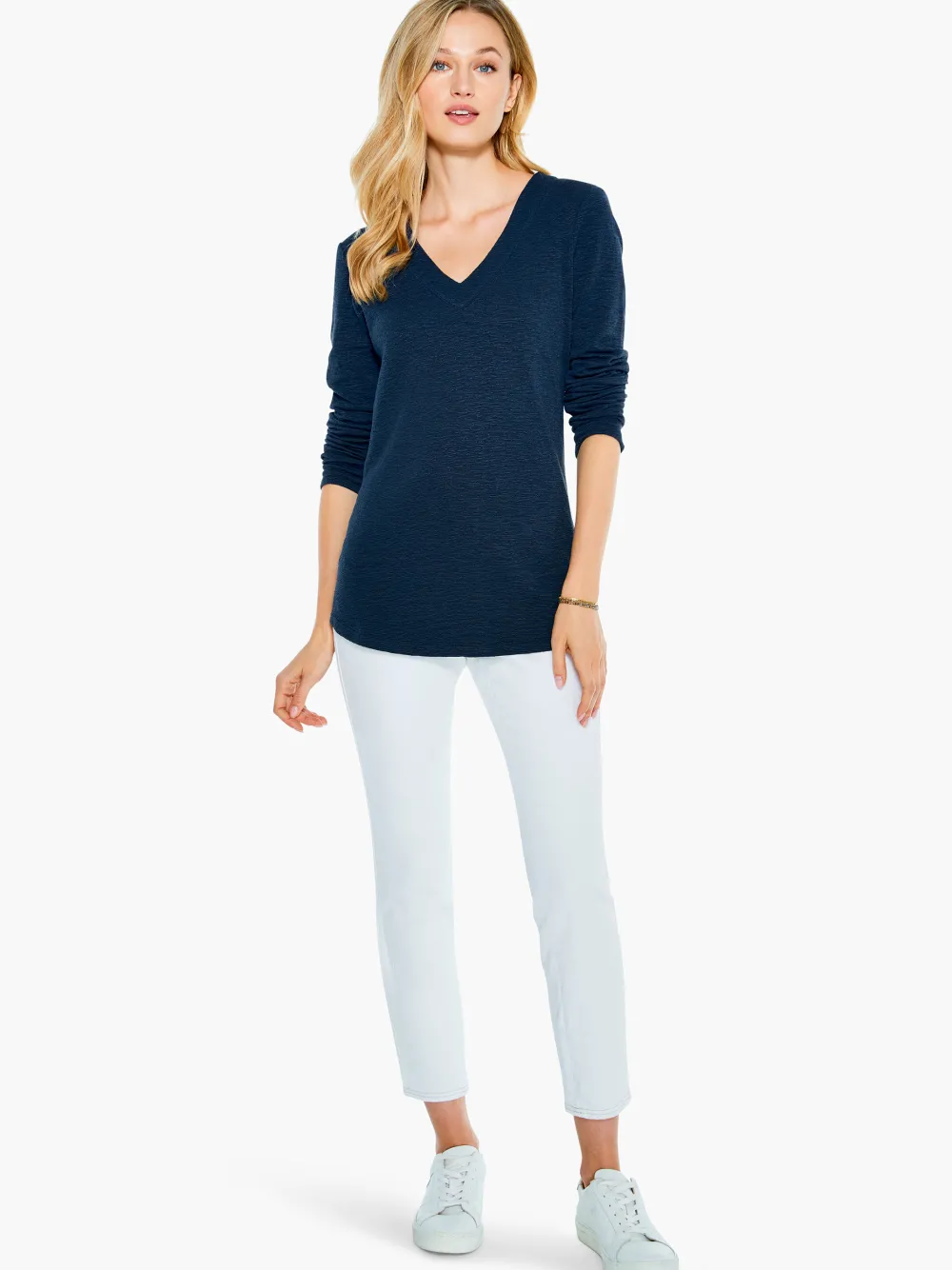 Outlet NIC+ZOE Countryside Top Dark Indigo