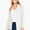 Cheap NIC+ZOE Cozy Days Knit Jacket Neutral Mix