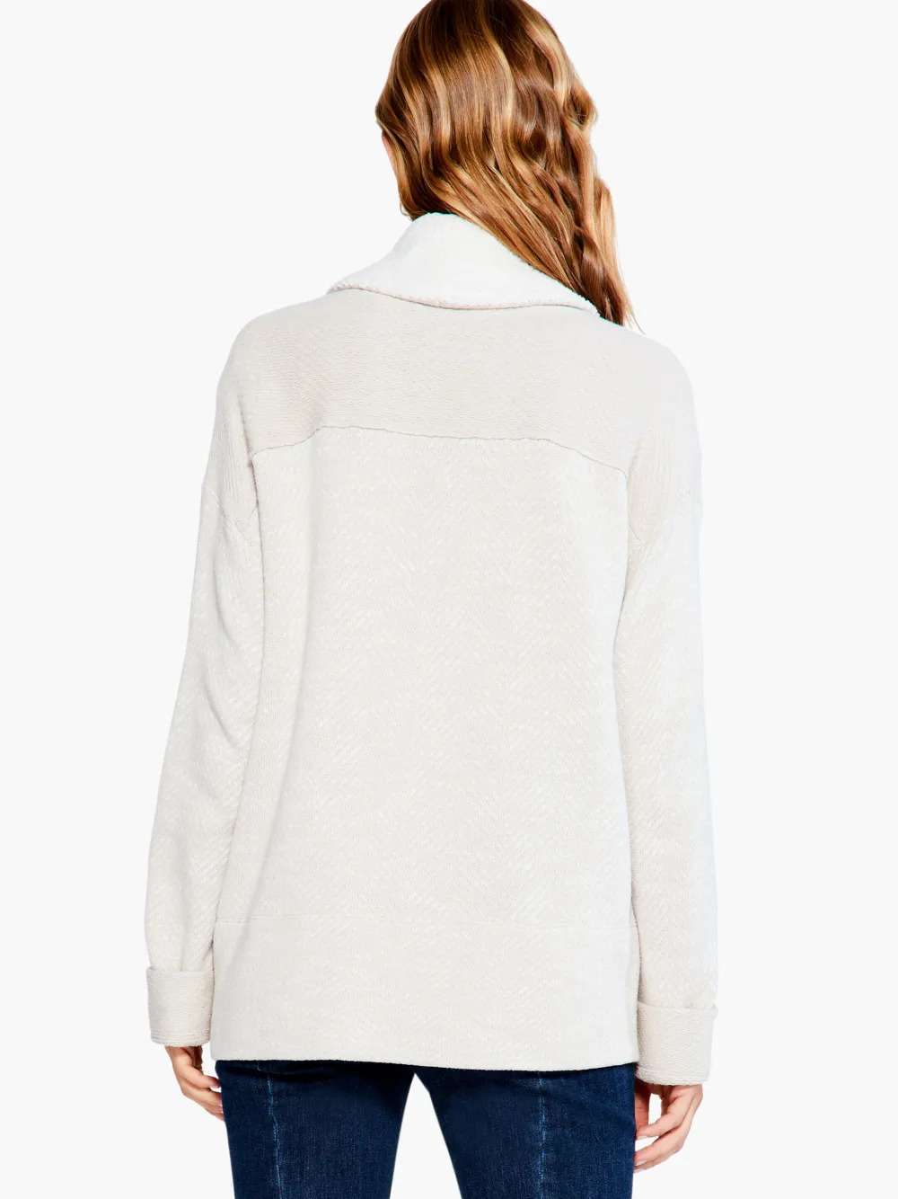 Cheap NIC+ZOE Cozy Days Knit Jacket Neutral Mix