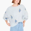 Online NIC+ZOE Cozy Up Geo Sweater Grey Multi