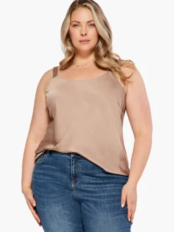 Sale NIC+ZOE Crepe Cami Mochachino