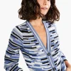 Best NIC+ZOE Crochet Blues Cardigan Blue Multi