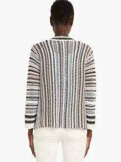 Shop NIC+ZOE Crochet Sky Cardigan Blue Multi