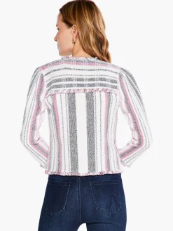 Outlet NIC+ZOE Dashing Days Jacket Pink Multi