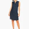Outlet NIC+ZOE Denim Dress Dark Wash