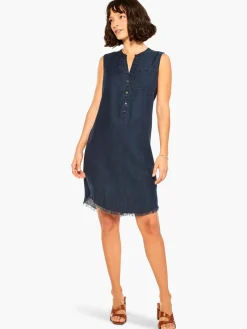 Outlet NIC+ZOE Denim Dress Dark Wash