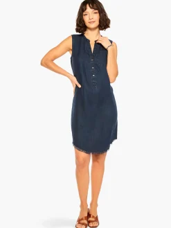 Outlet NIC+ZOE Denim Dress Dark Wash