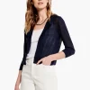 Fashion NIC+ZOE Easy Featherweight Cardigan Dark Indigo