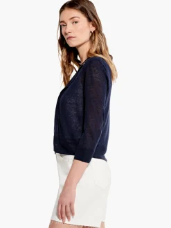 Fashion NIC+ZOE Easy Featherweight Cardigan Dark Indigo