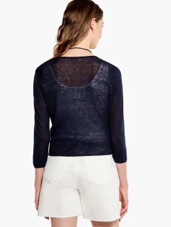 Fashion NIC+ZOE Easy Featherweight Cardigan Dark Indigo
