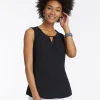 Shop NIC+ZOE Easy Keyhole Top Black Onyx