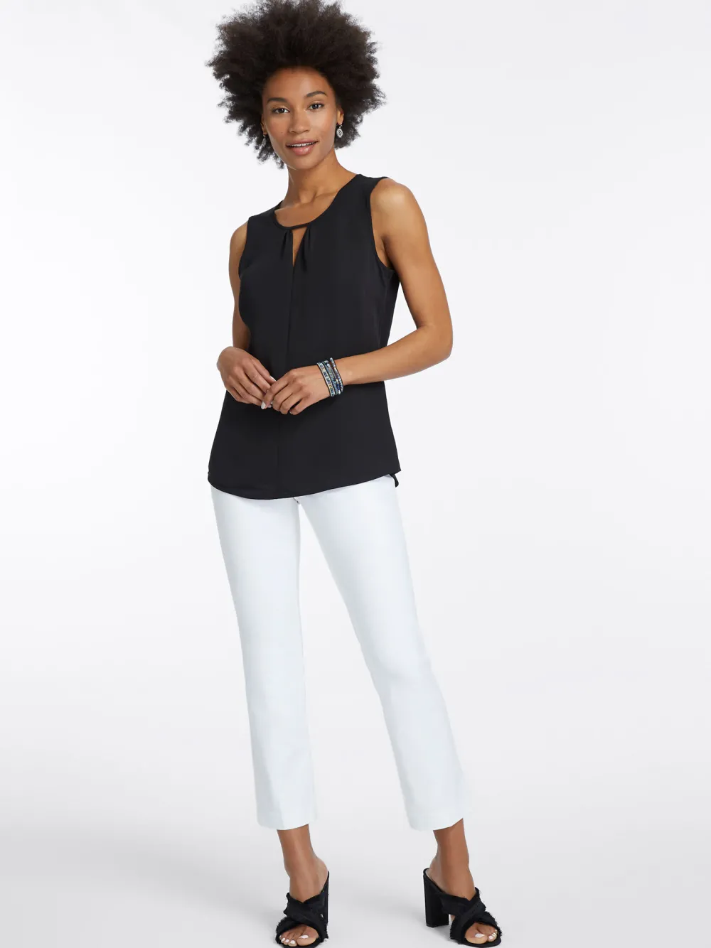 Online NIC+ZOE Easy Keyhole Top Black Onyx