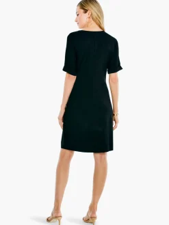 Cheap NIC+ZOE Eaze Tie Dress Black Onyx