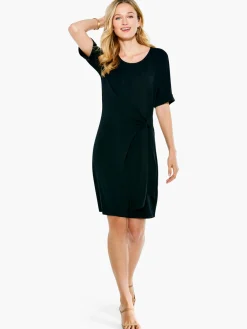Cheap NIC+ZOE Eaze Tie Dress Black Onyx