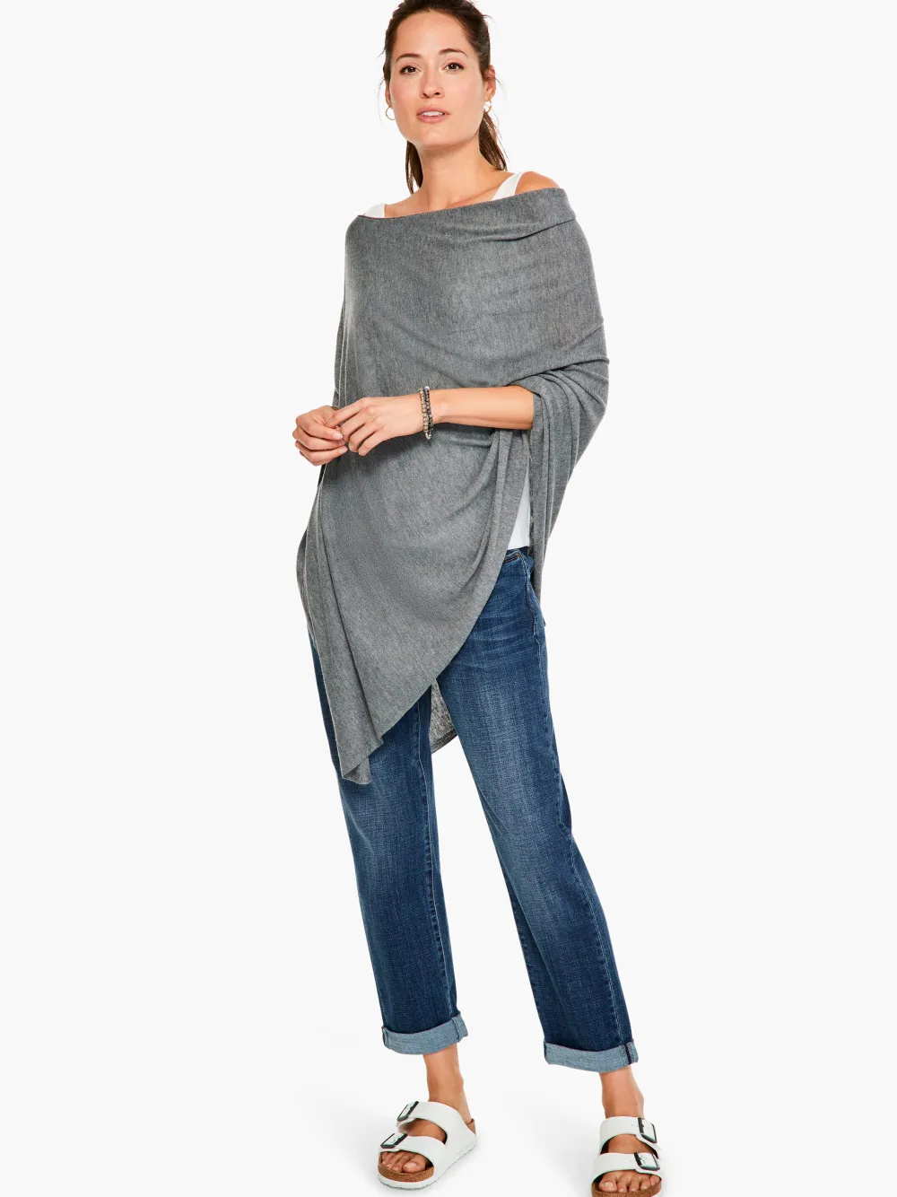 Best Sale NIC+ZOE Echo Essentials Topper Charcoal