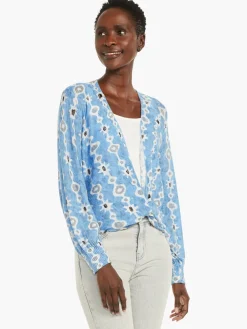 Outlet NIC+ZOE Falling Jewels Cardigan Blue Multi