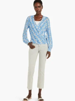 Outlet NIC+ZOE Falling Jewels Cardigan Blue Multi